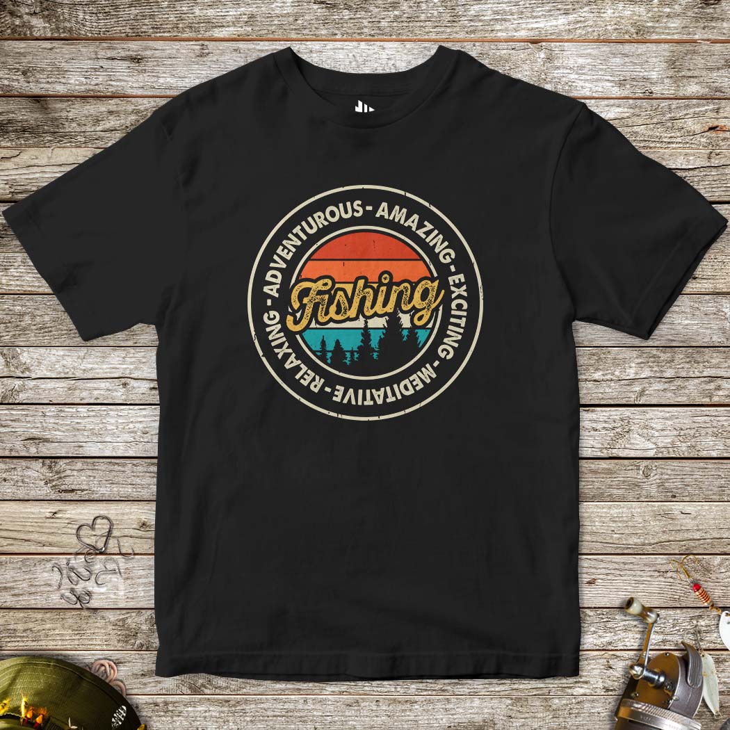 Adventurous Fishing Tee for Kids