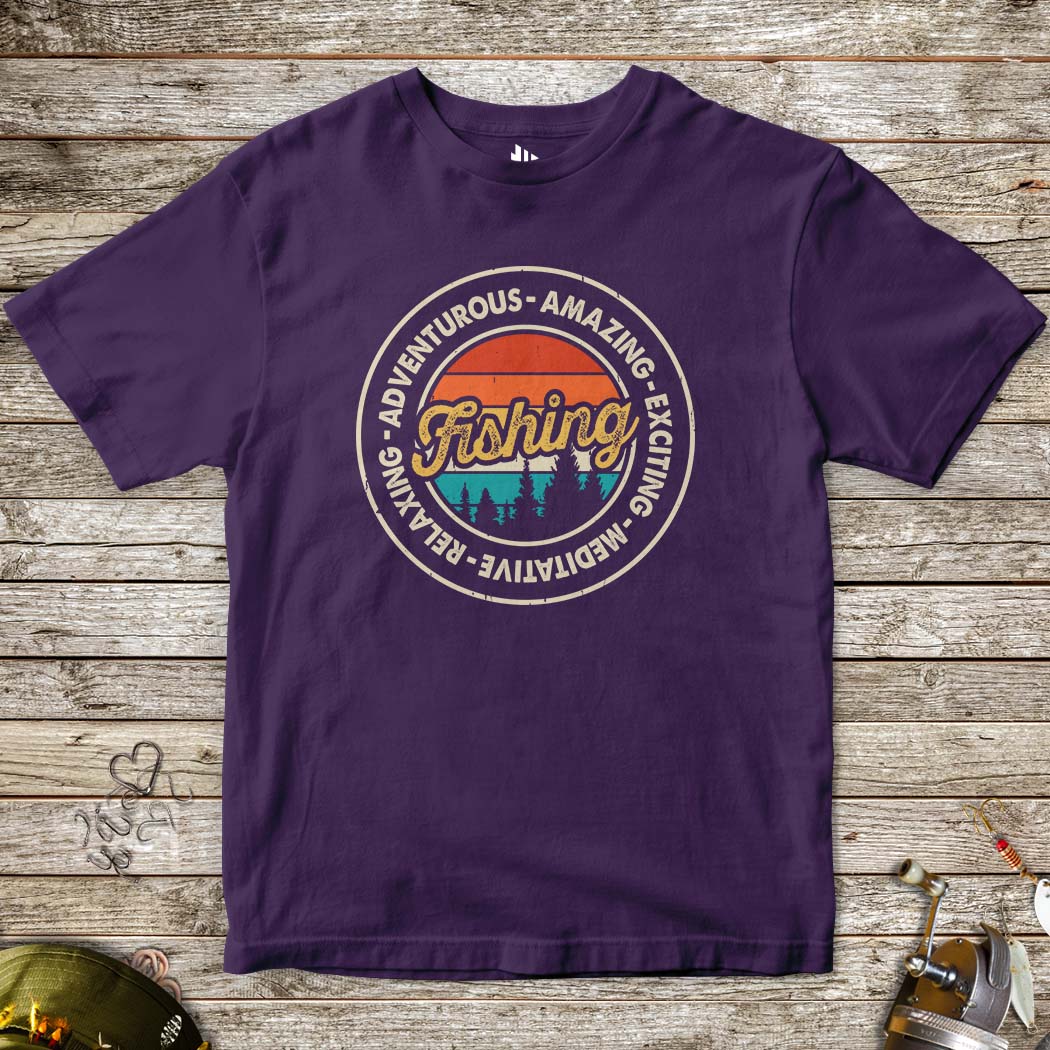 Adventurous Fishing Tee for Kids