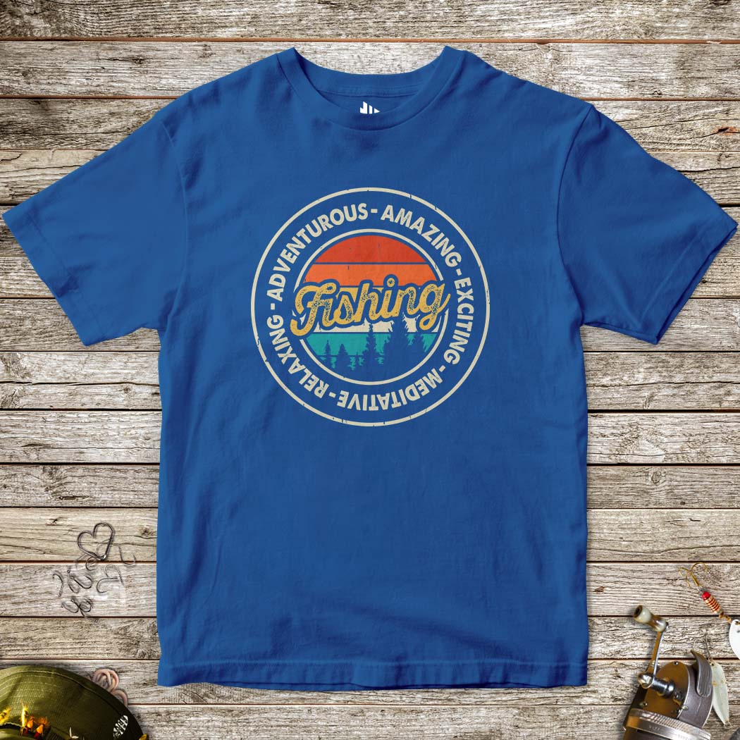 Adventurous Fishing Tee for Kids