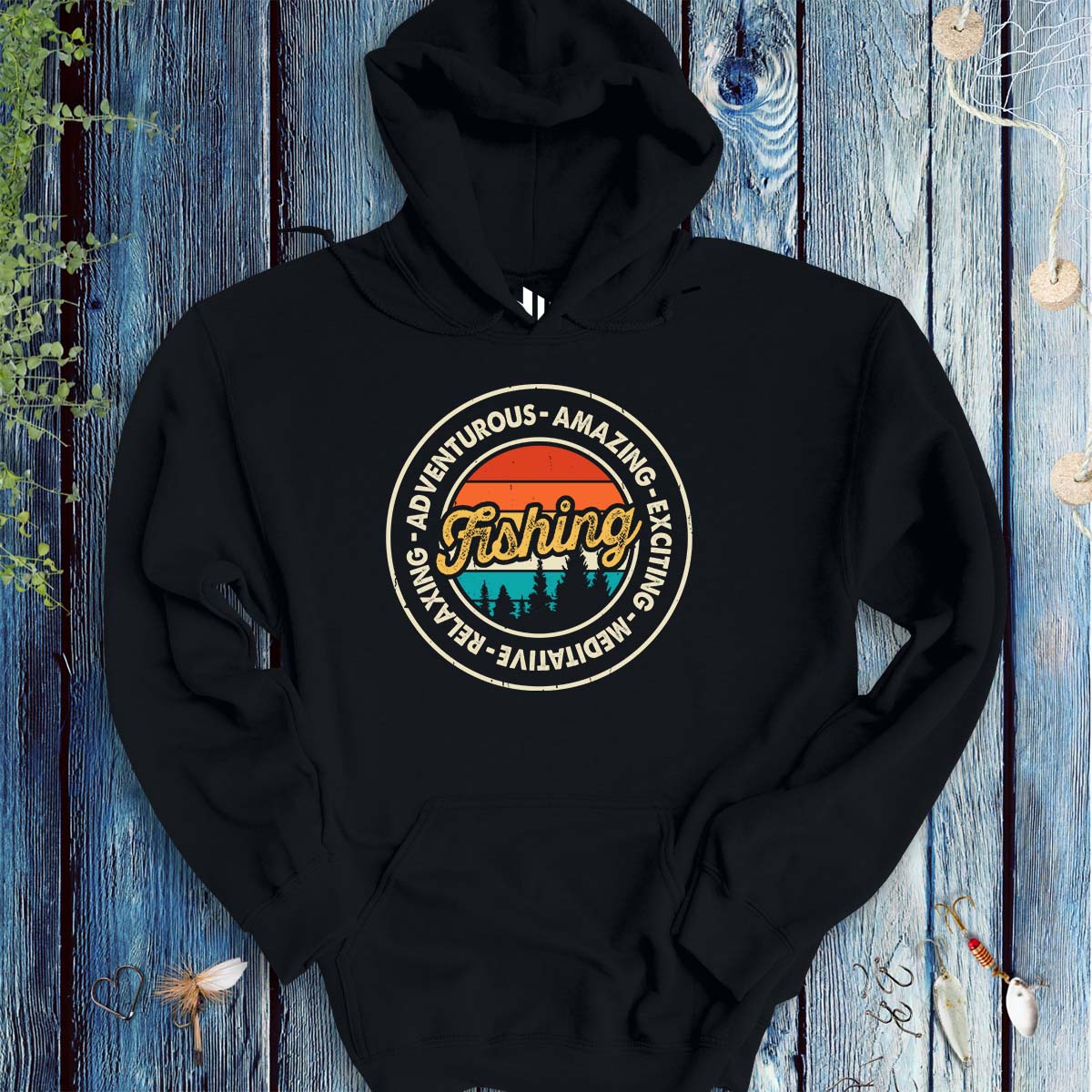 Adventurous Fishing Hoodie