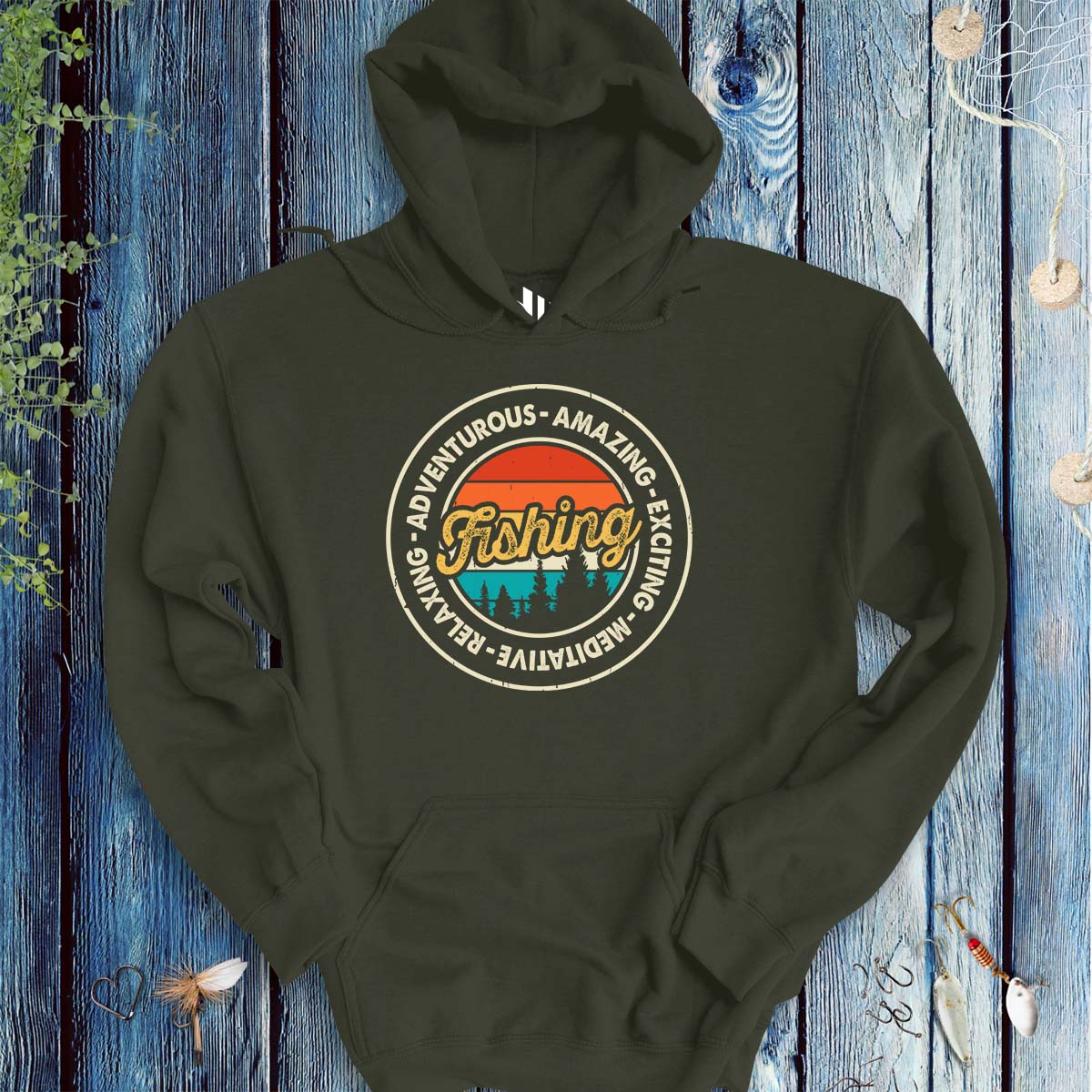 Adventurous Fishing Hoodie