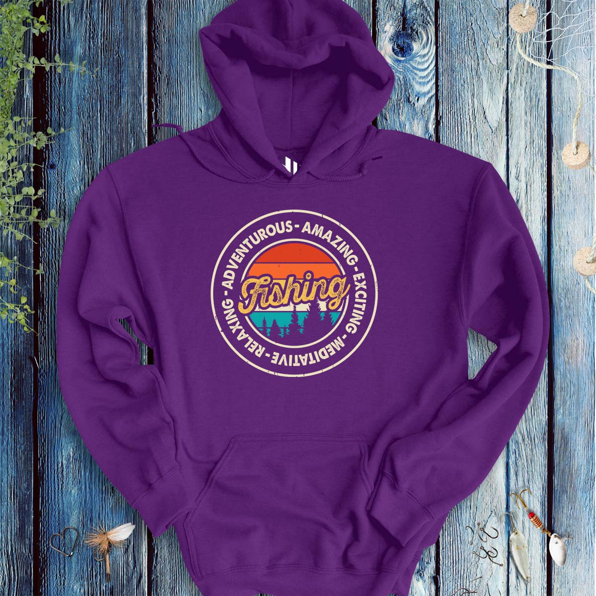 Adventurous Fishing Hoodie