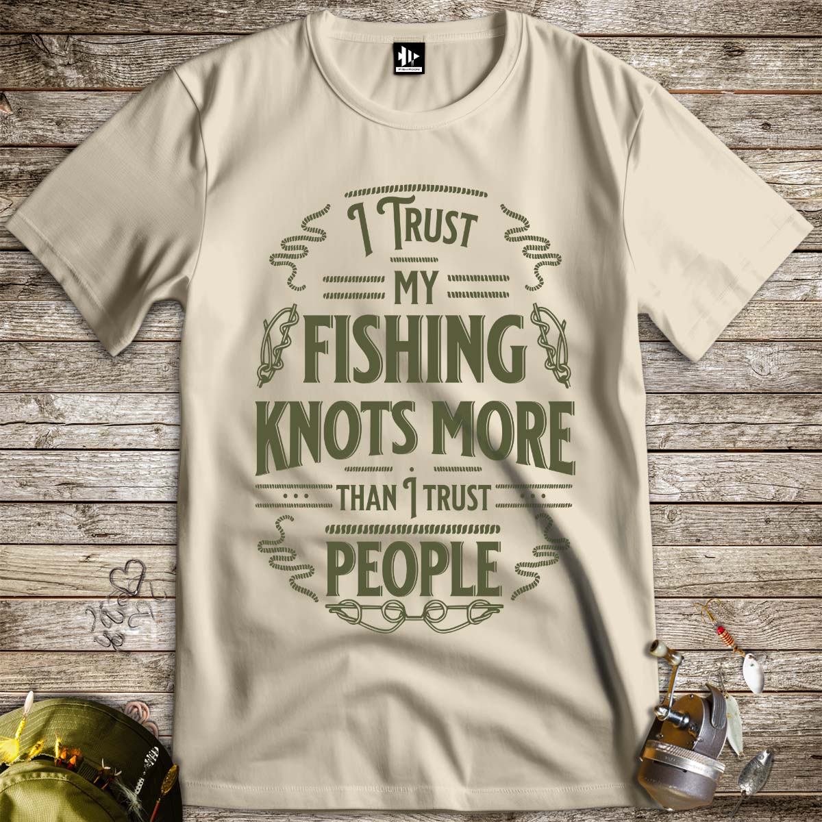 I Trust My Fishing Knots More Than I Trust People Tee