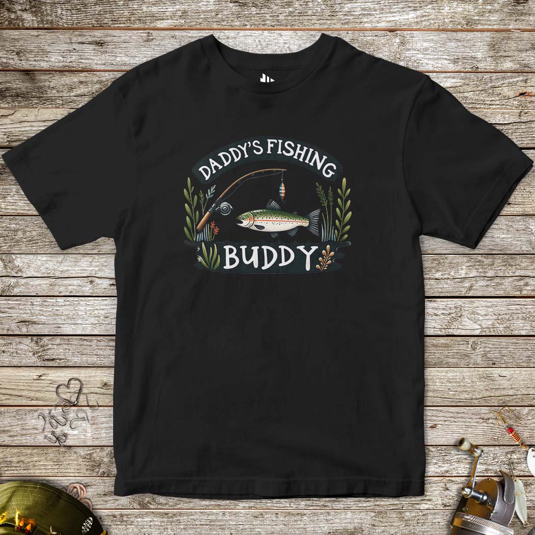Daddy's Fishing Buddy Tee for Kids