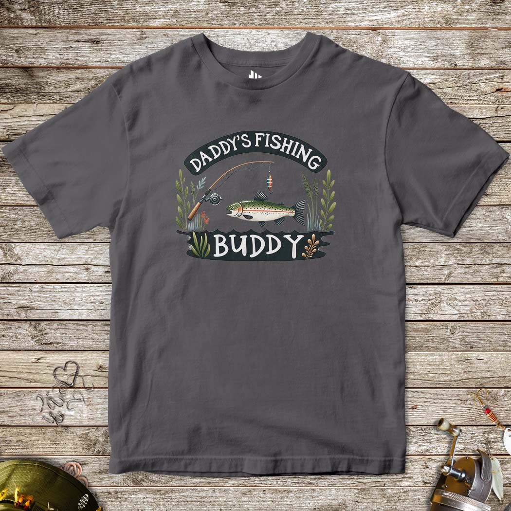 Daddy's Fishing Buddy Tee for Kids