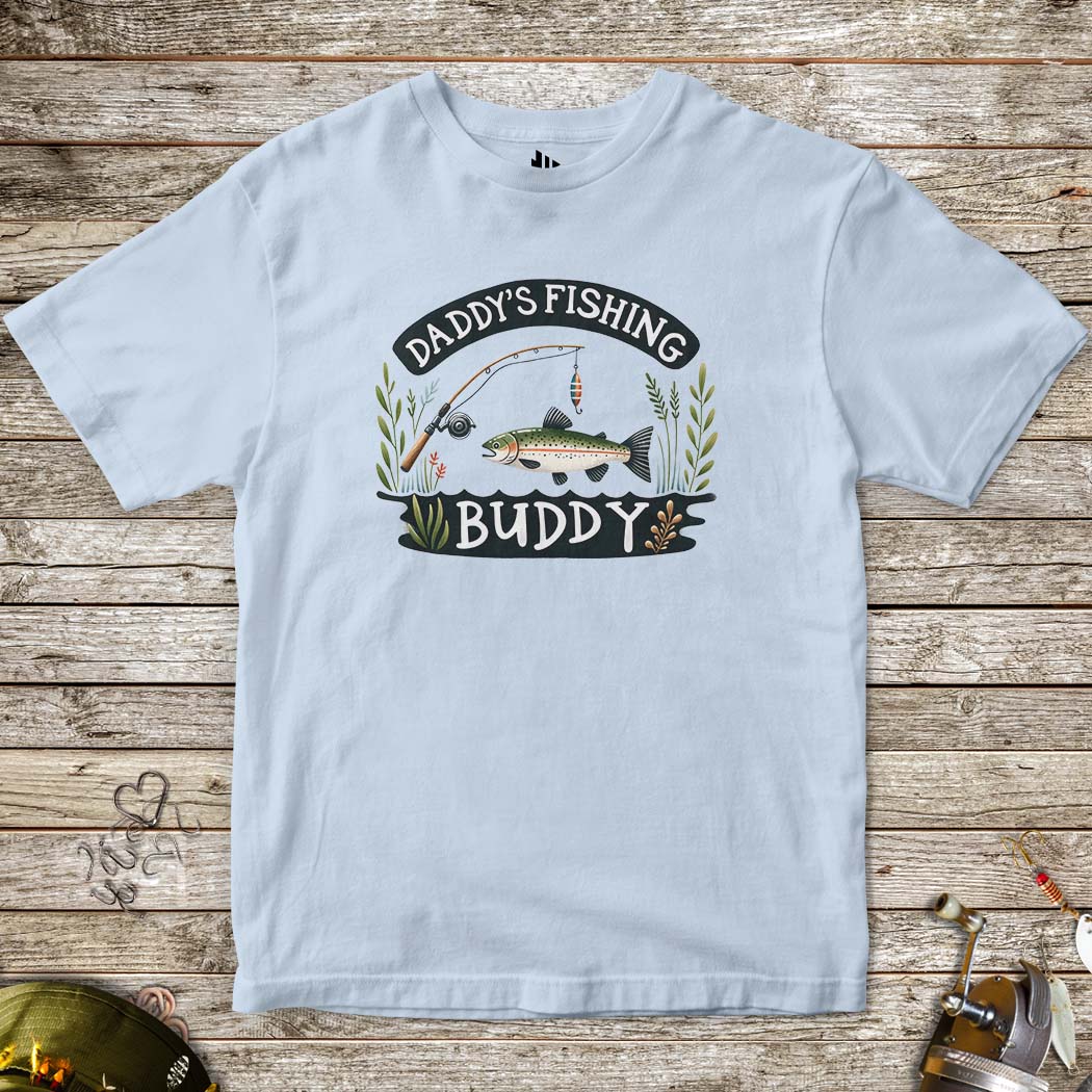 Daddy's Fishing Buddy Tee for Kids