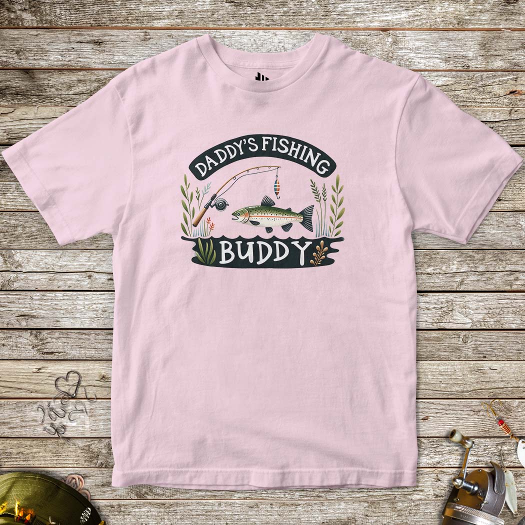 Daddy's Fishing Buddy Tee for Kids