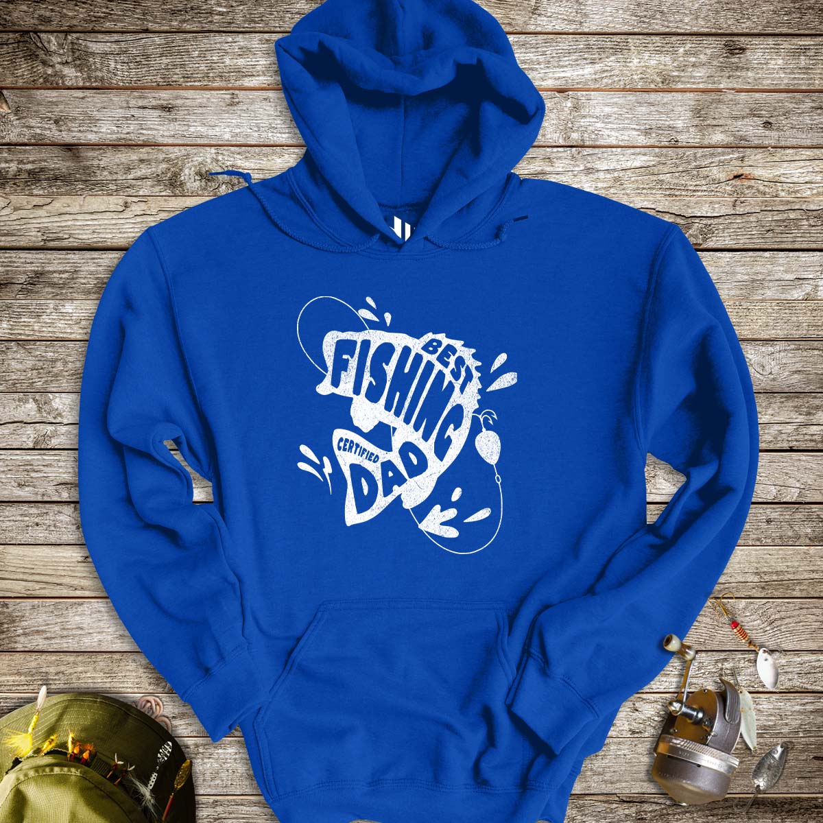 Certified Best Fishing Dad Hoodie