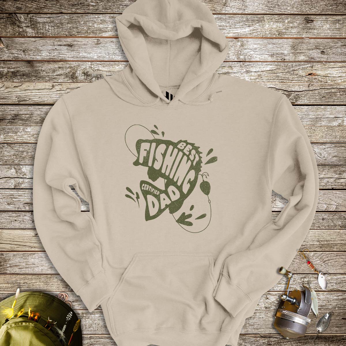 Certified Best Fishing Dad Hoodie