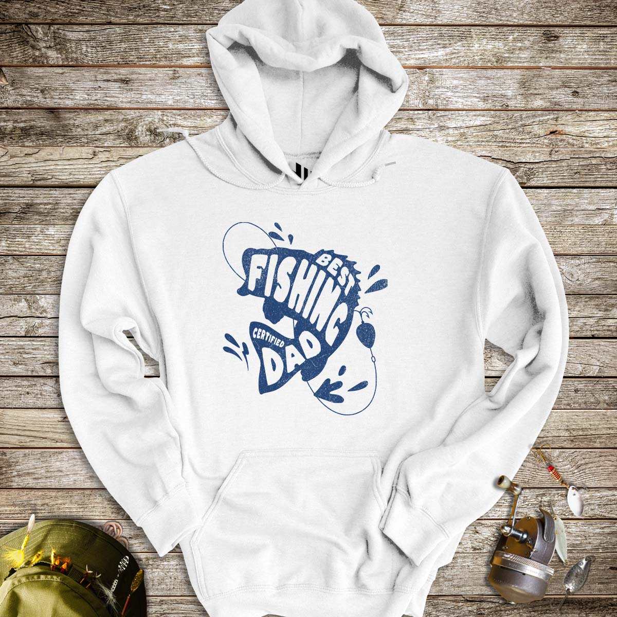Certified Best Fishing Dad Hoodie