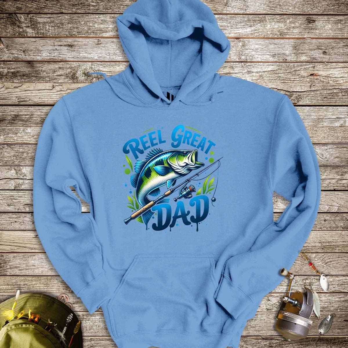 Reel Great Dad Hoodie
