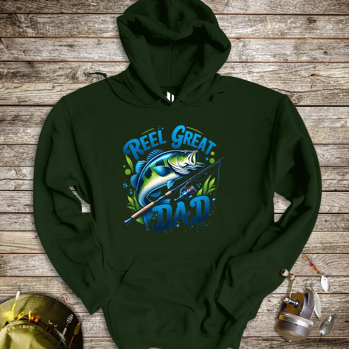 Reel Great Dad Hoodie