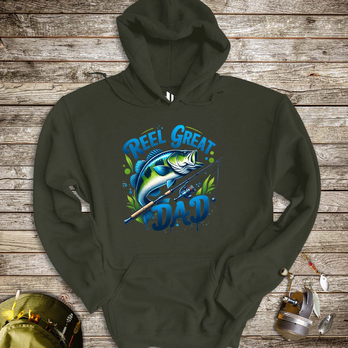 Reel Great Dad Hoodie
