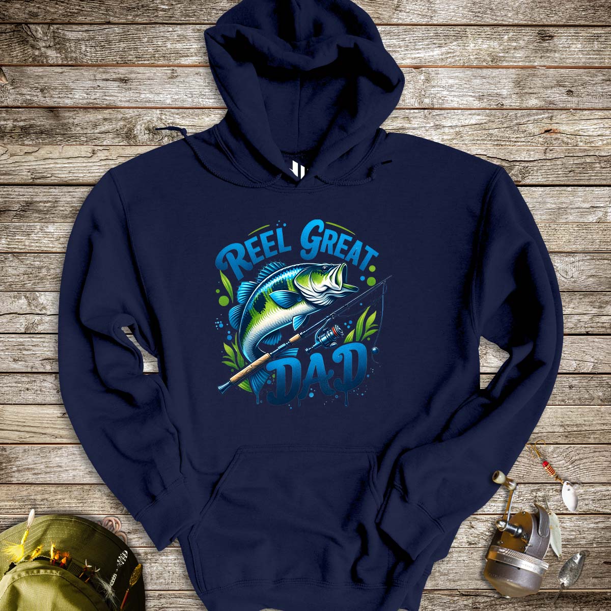 Reel Great Dad Hoodie