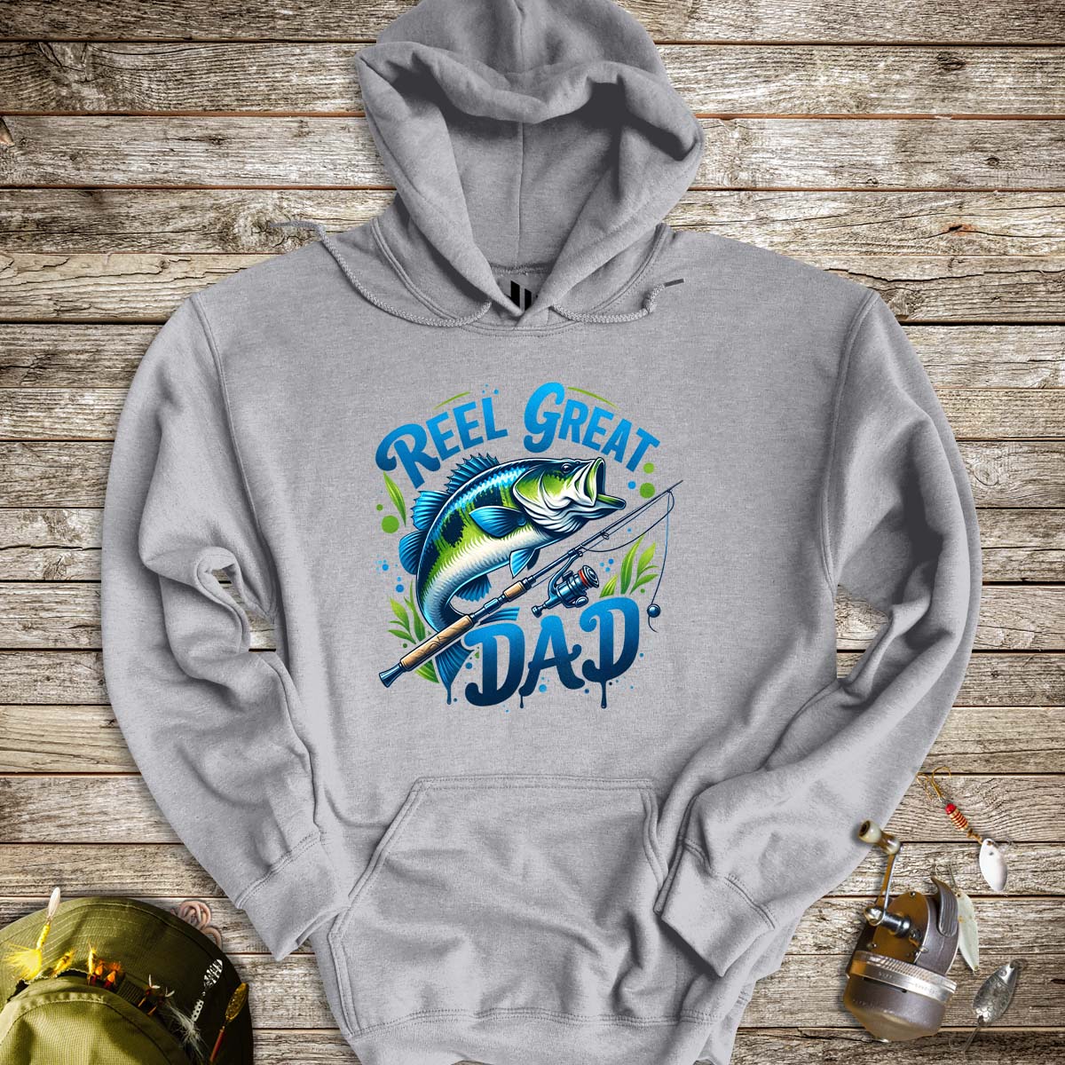 Reel Great Dad Hoodie