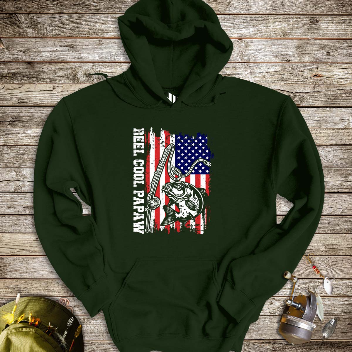 Reel Cool Papaw Hoodie