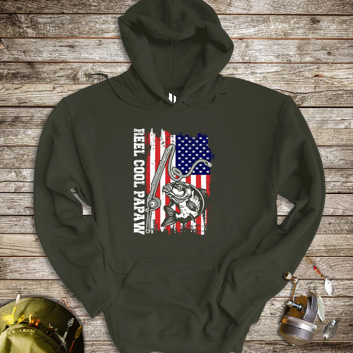 Reel Cool Papaw Hoodie