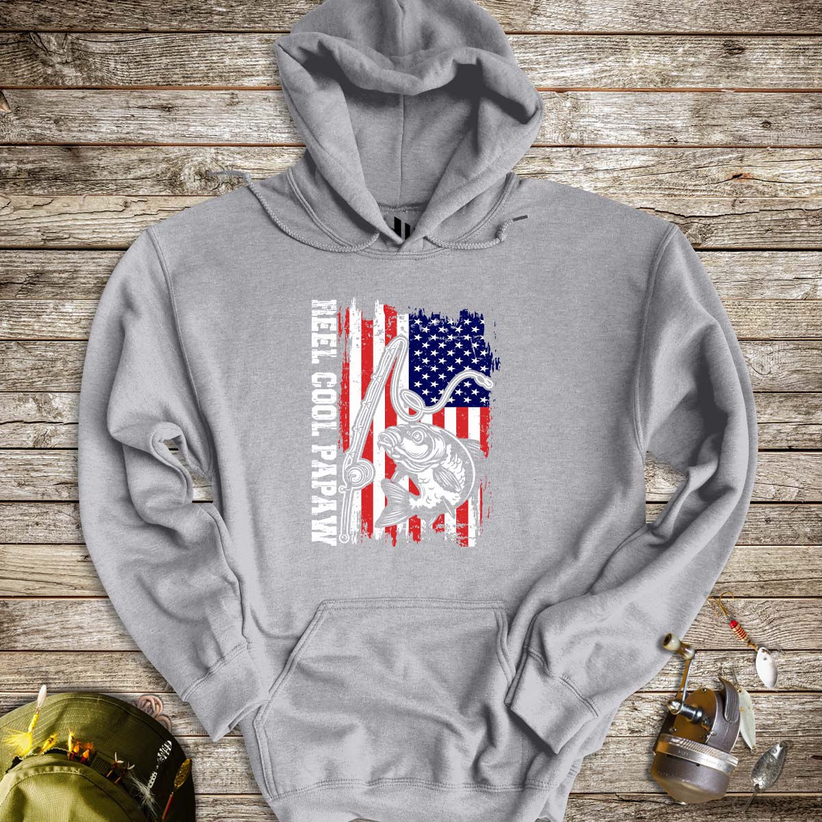 Reel Cool Papaw Hoodie