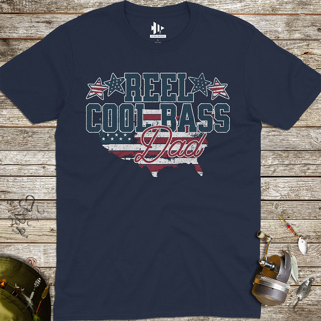 Reel Cool Bass Dad Tee