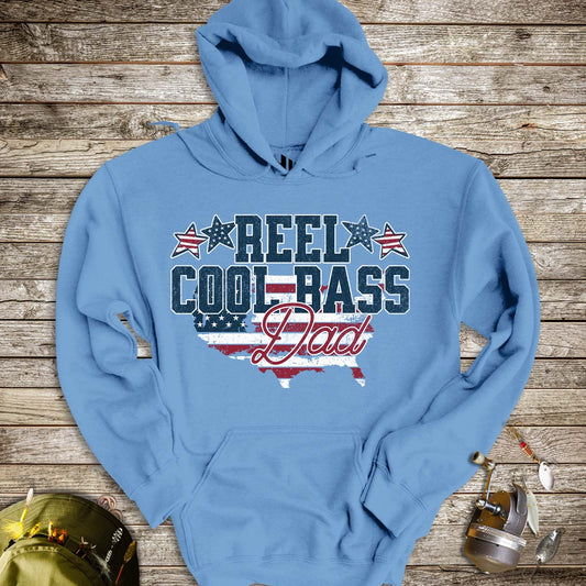 Reel Cool Bass Dad Hoodie