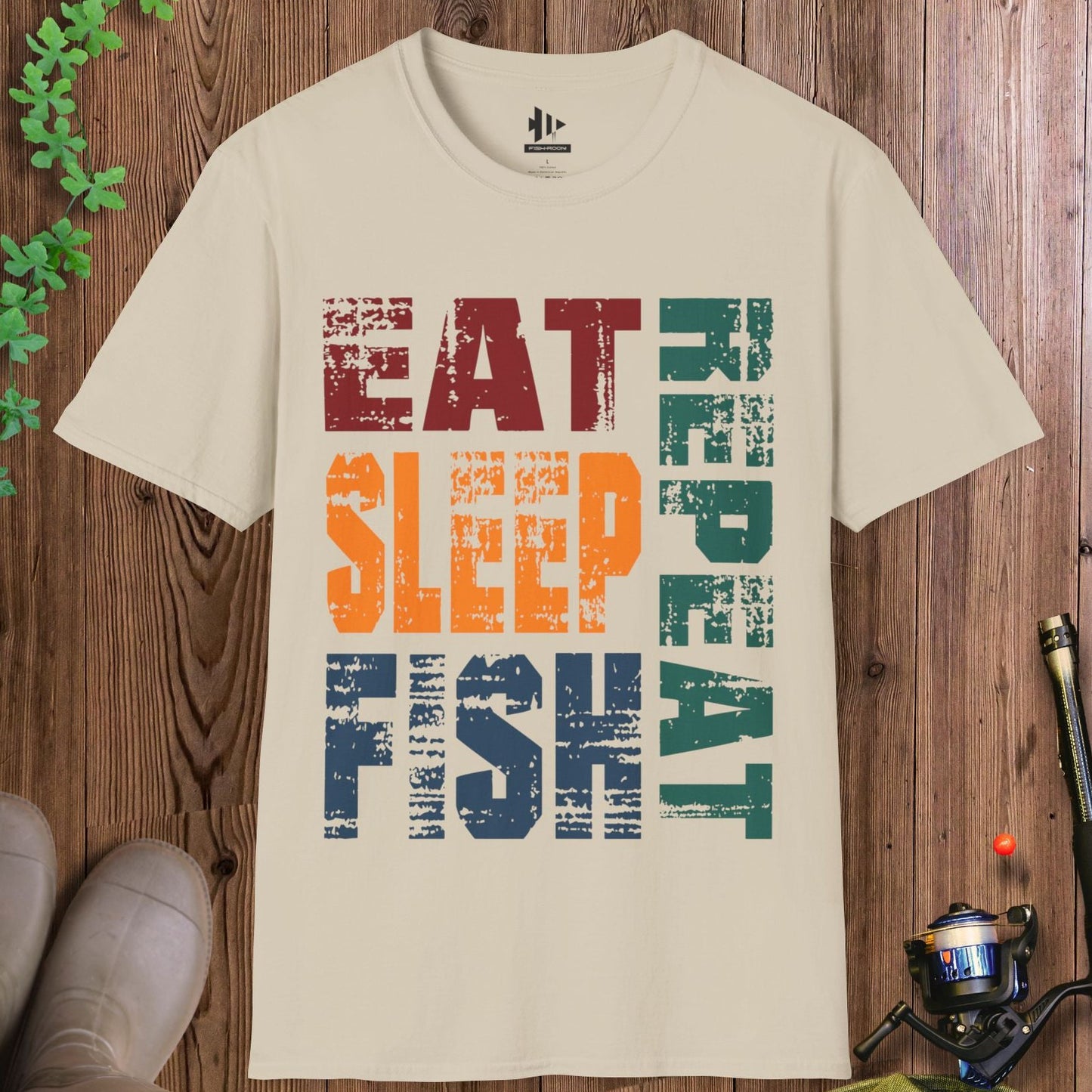 Eat Sleep Fish Repeat  T-Shirt