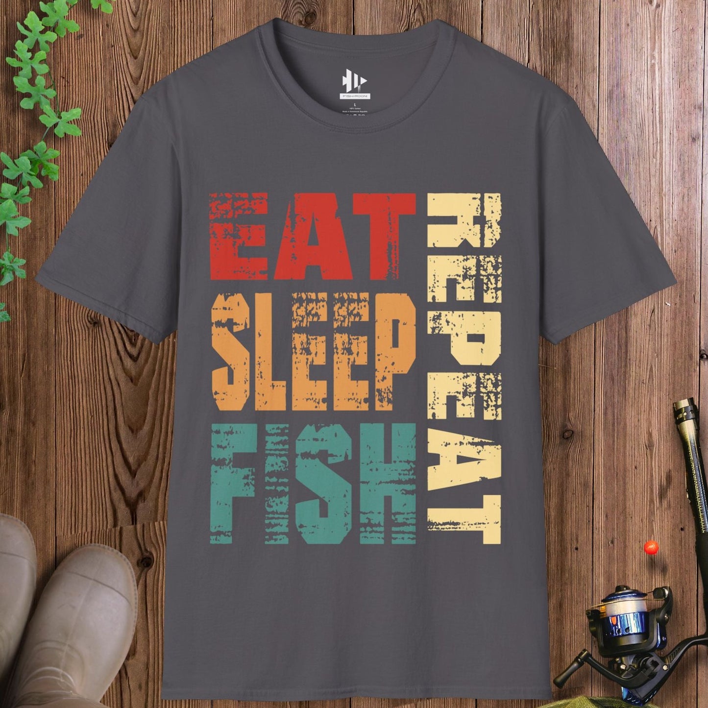 Eat Sleep Fish Repeat  T-Shirt