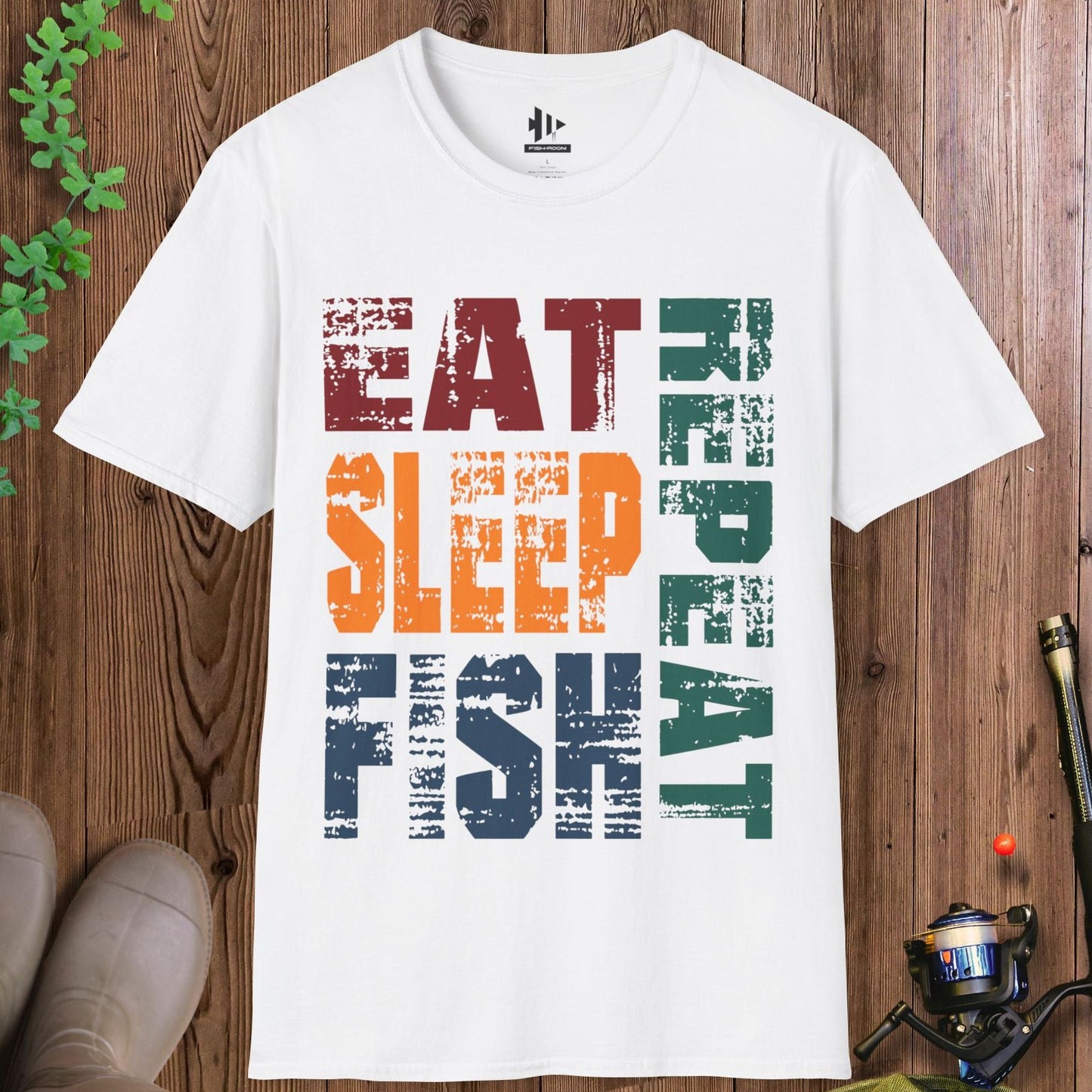 Eat Sleep Fish Repeat  T-Shirt