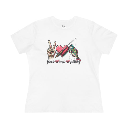 Peace Love Fishing Ladies’ Tee