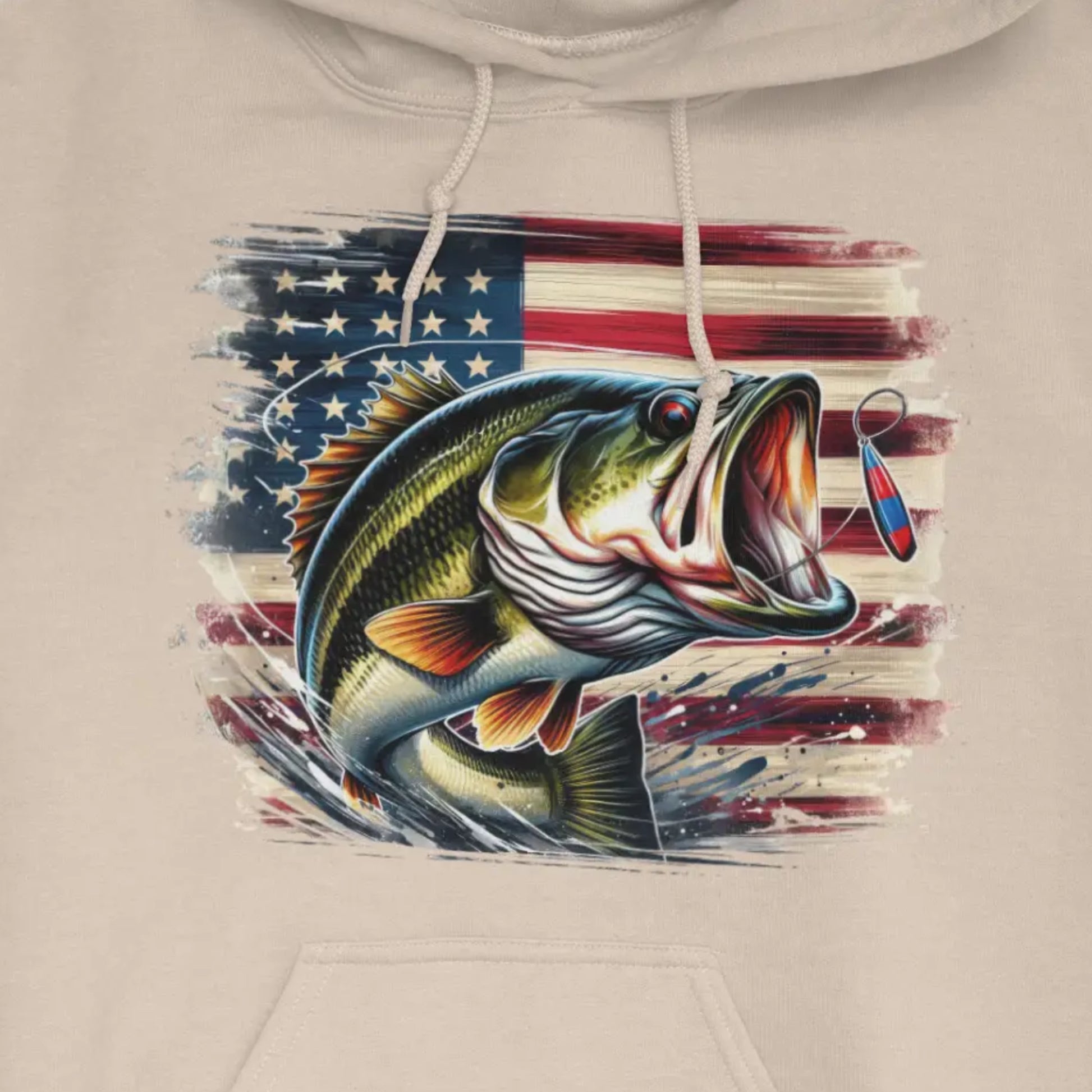 Sand, American Bass Hoodie – fish-room