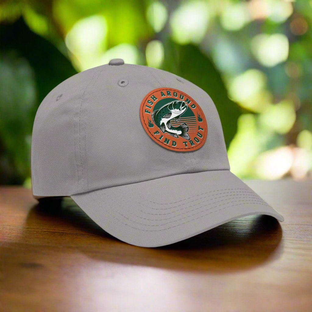 Fish Around find Trout Dad Hat