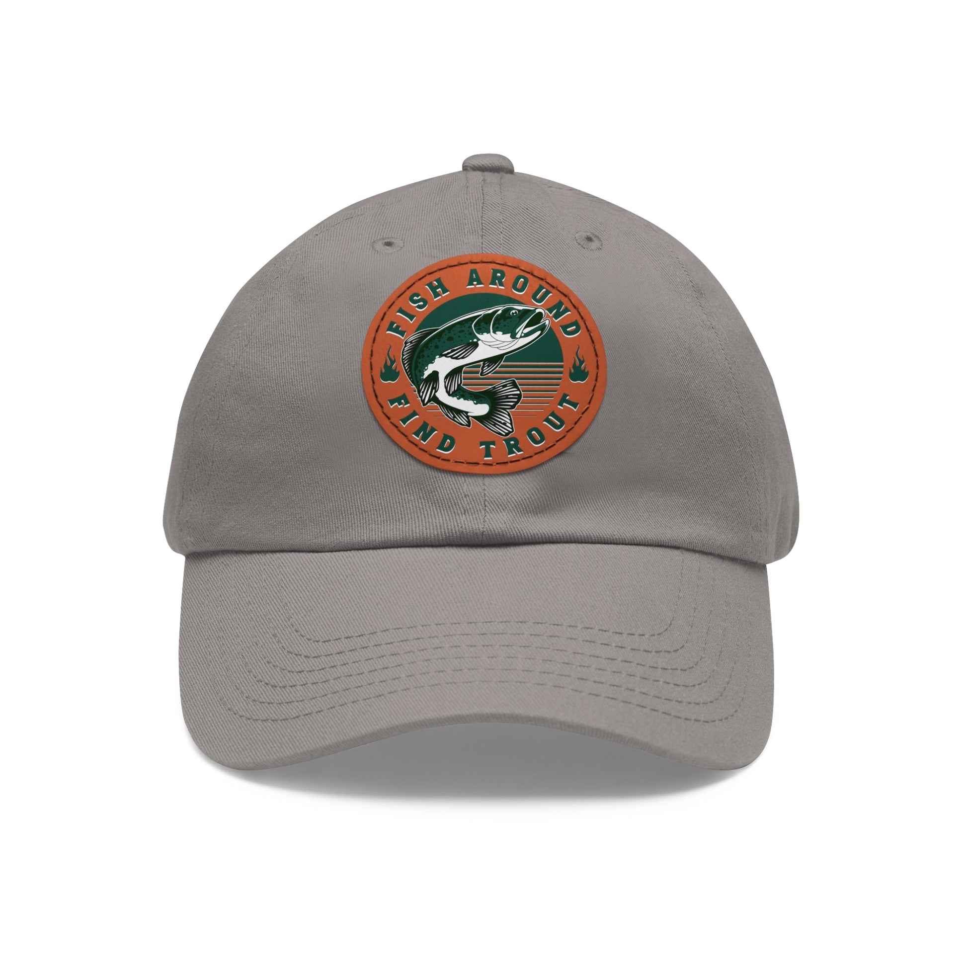 Fish Around find Trout Dad Hat