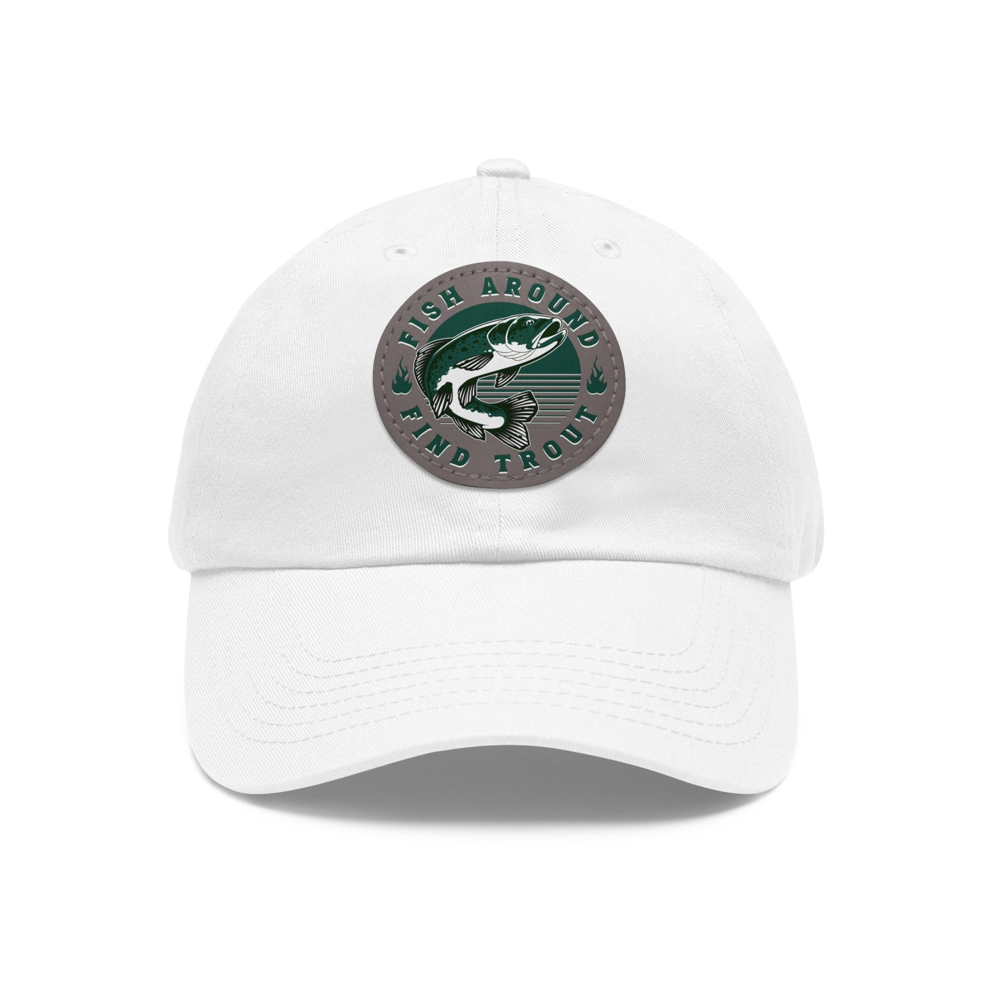 Fish Around find Trout Dad Hat