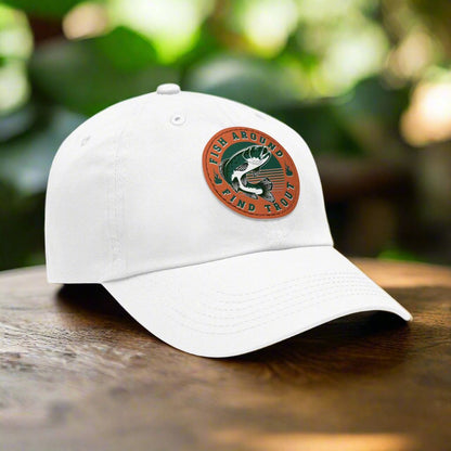 Fish Around find Trout Dad Hat