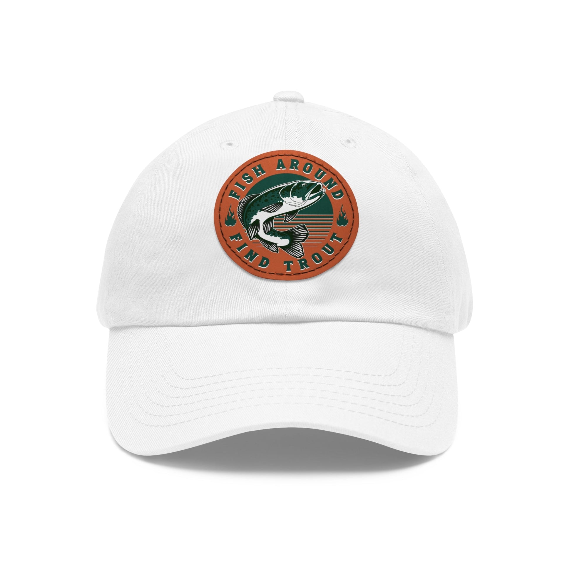 Fish Around find Trout Dad Hat