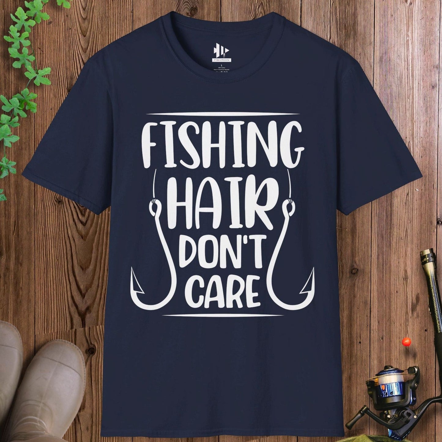 Fishing Hair Don't Care T-Shirt