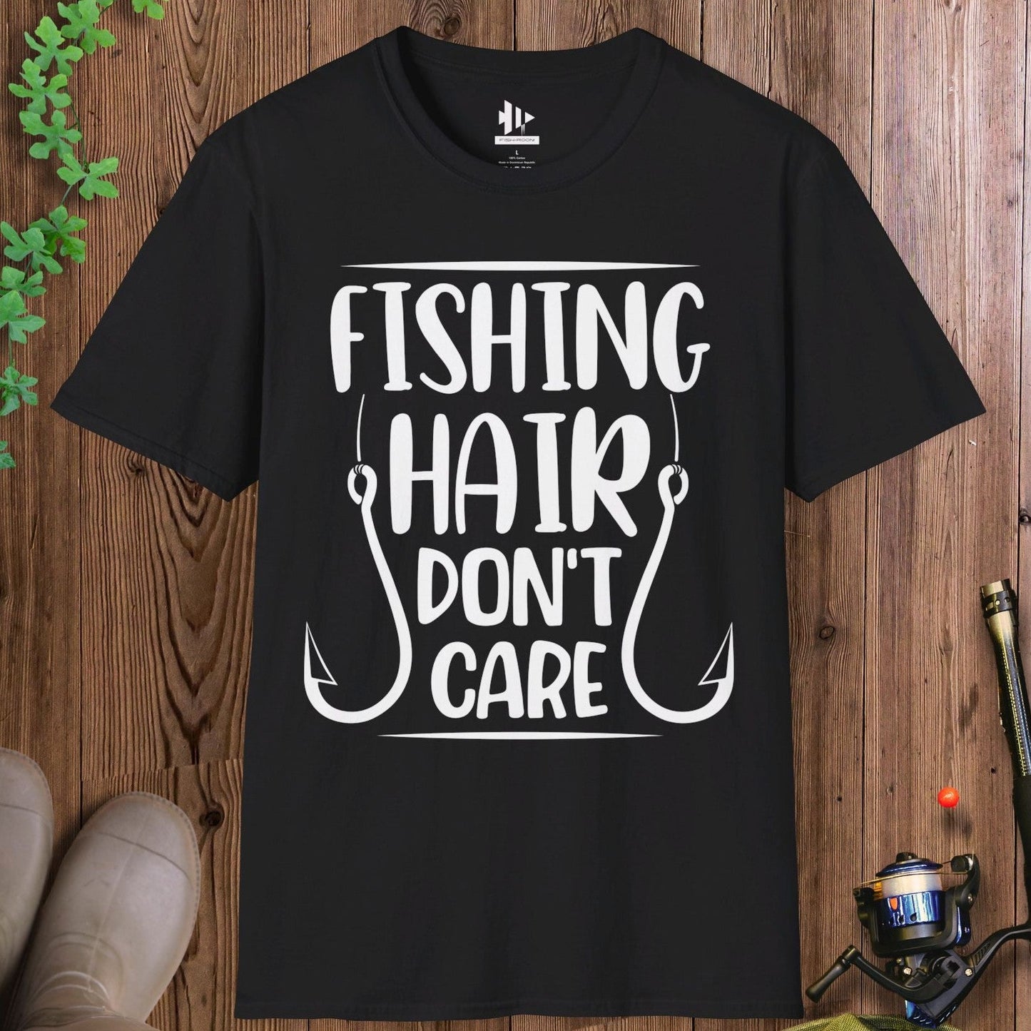 Fishing Hair Don't Care T-Shirt