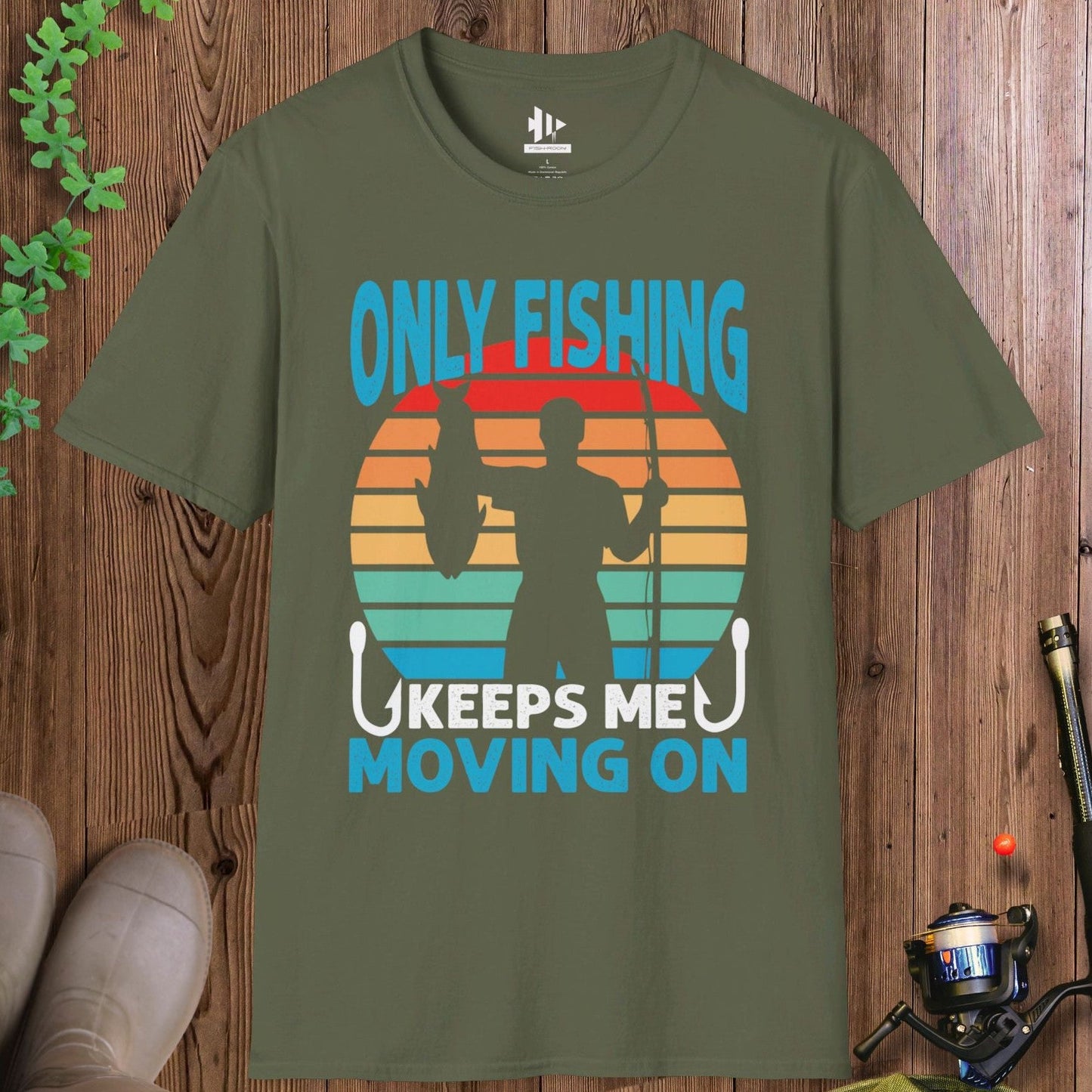 Fishing Keep Me Moving T-Shirt