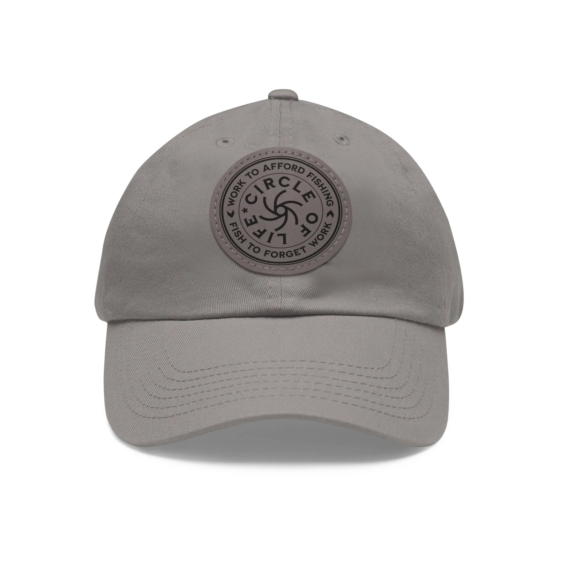 Circle Of Life Dad Hat Grey Grey patch Circle One size Hats
