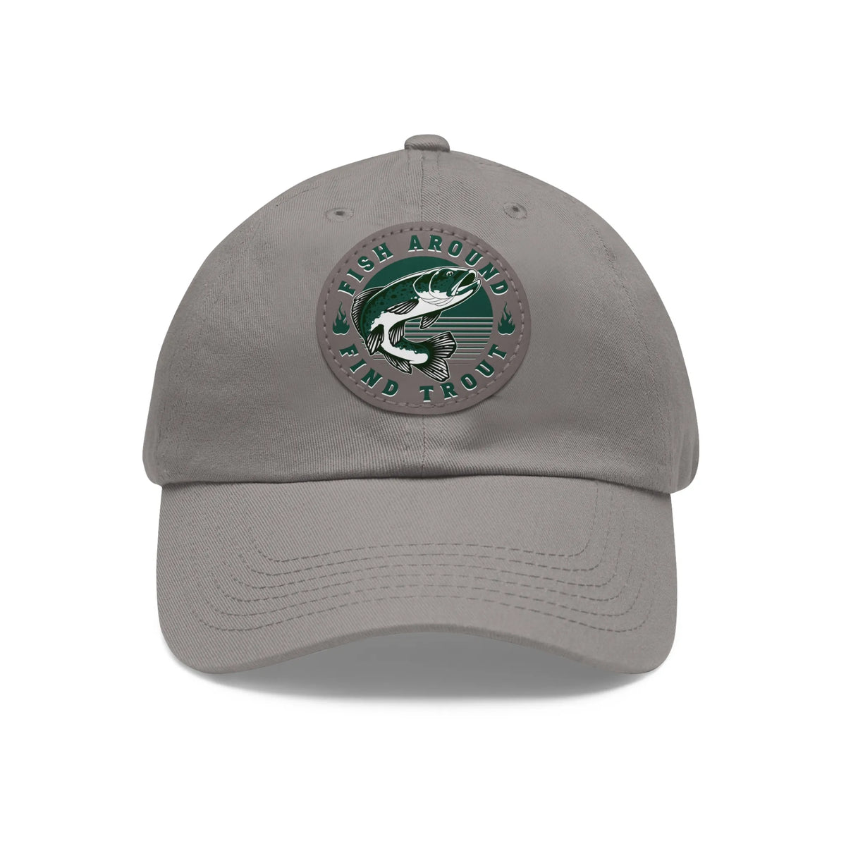 Grey / Grey patch, Fish Around find Trout Dad Hat – fish-room