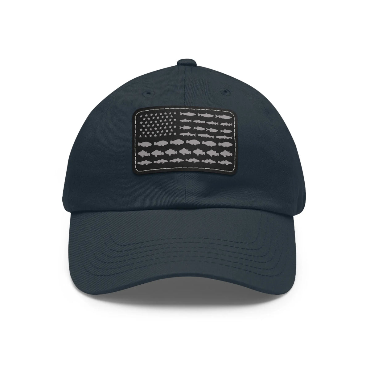 Navy / Black patch, Fishing in the USA Dad Hat – fish-room
