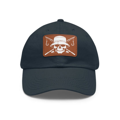 Navy / Light Brown patch, Dead Serious Fishing Dad Hat – fish-room