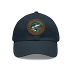 Navy / Light Brown patch, Fish Around find Trout Dad Hat – fish-room