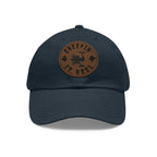 Navy / Light Brown patch, Creepin' It Reel Dad Hat – fish-room