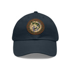 Navy / Light Brown patch, Don't be a Dumb Bass Dad Hat – fish-room