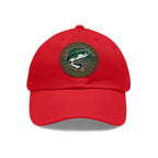Red / Light Brown patch, Fish Around find Trout Dad Hat – fish-room