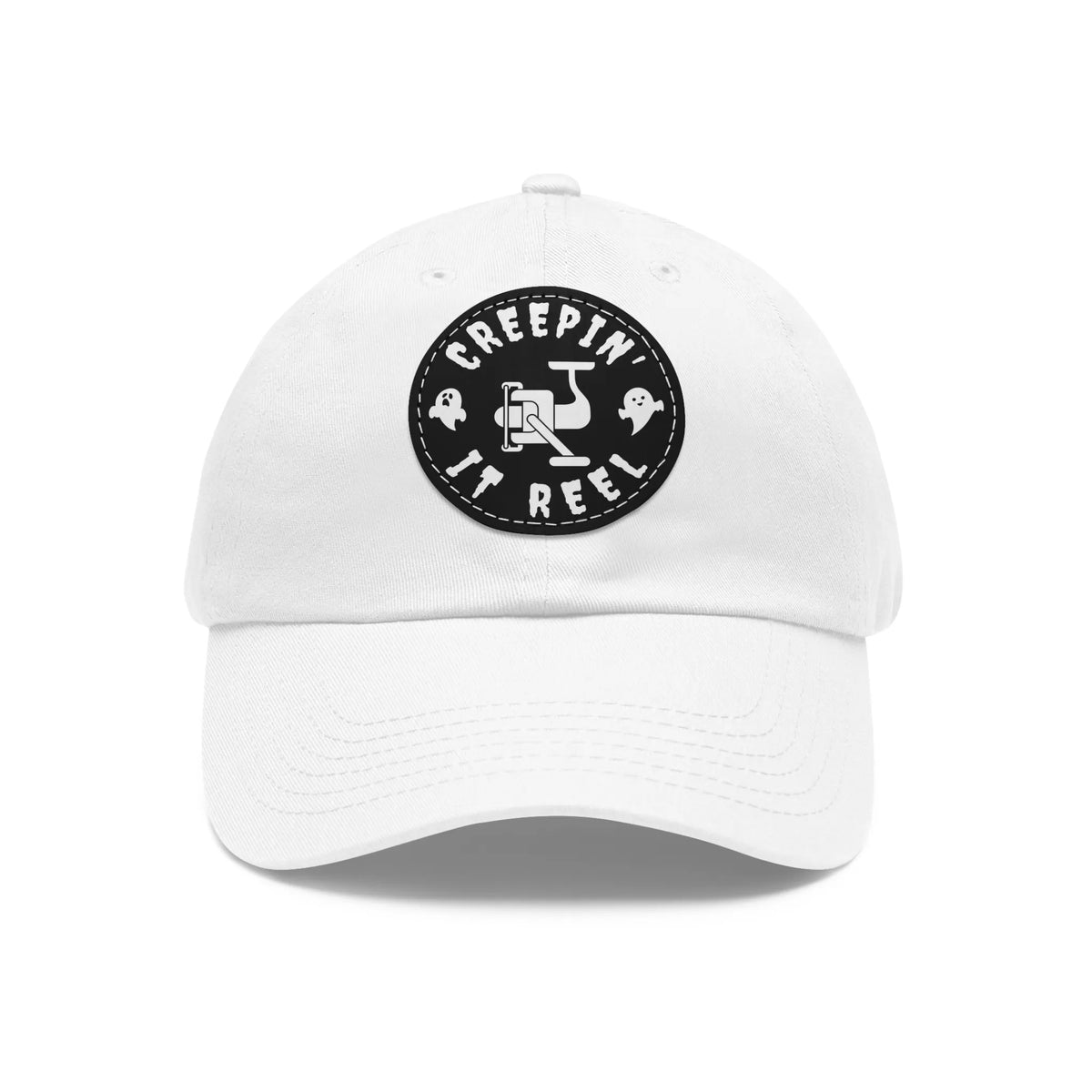 White / Black patch, Creepin' It Reel Dad Hat – fish-room
