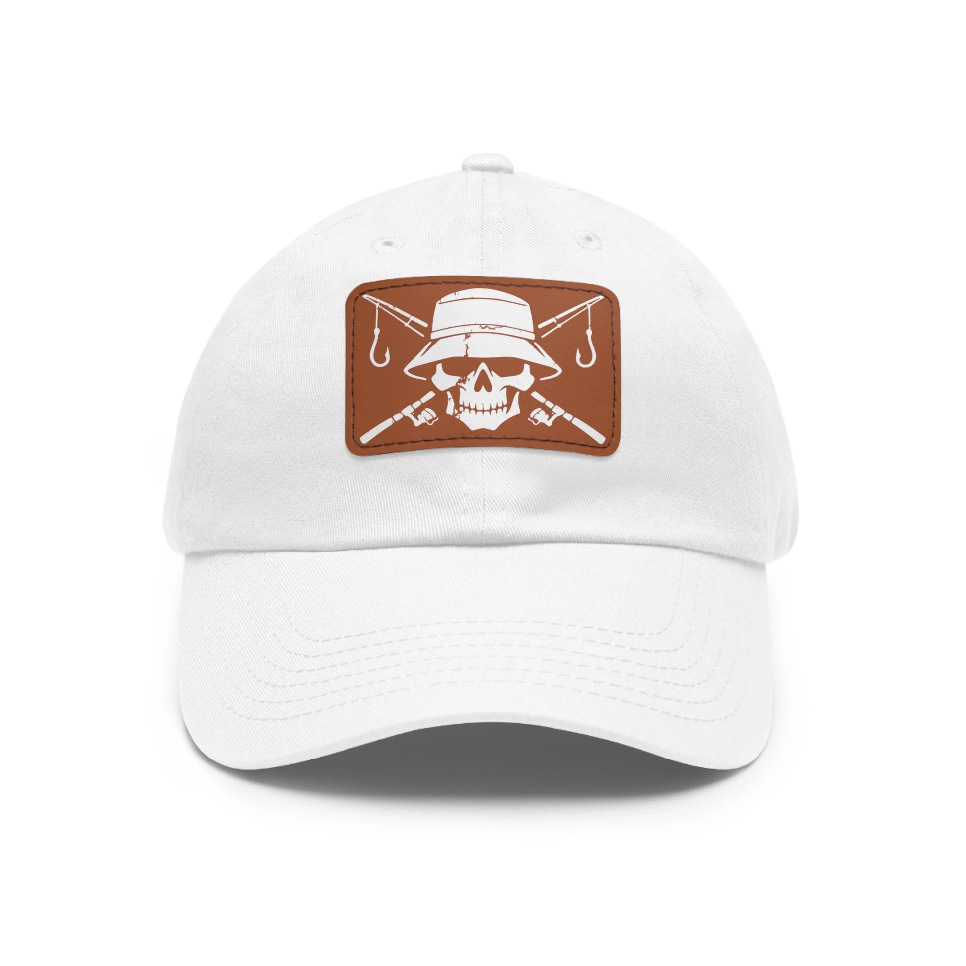 White / Light Brown patch, Dead Serious Fishing Dad Hat – fish-room
