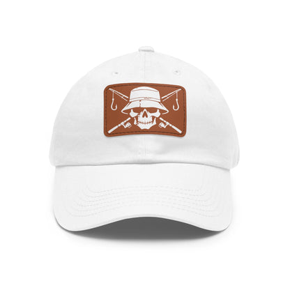 White / Light Brown patch, Dead Serious Fishing Dad Hat – fish-room