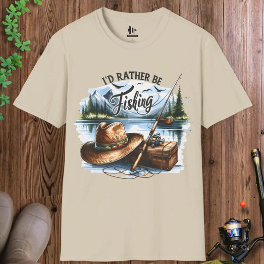 I'd Rather Be Fishing T-Shirt