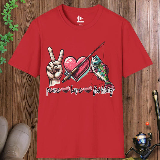 Peace Love Fishing T-Shirt